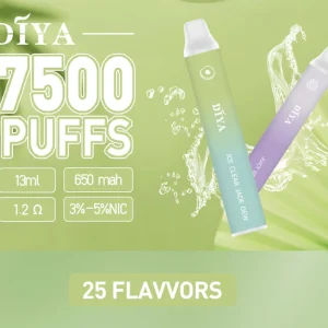 DIYA 叮啞拋棄式 7500 口大容量可充電一次性電子煙